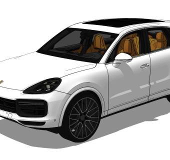 超精细汽车模型 保时捷 porsche cayenne